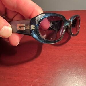 Guess Shiny Blue Sunglasses